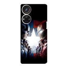Чехлы с героями Марвел ZTE Blade V40s (VPrint)