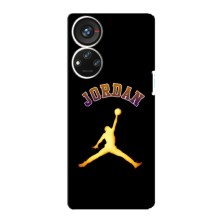 Чехлы для ZTE Blade V40s - с картинкой JORDAN (AlphaPrint) (Jordan Gold)