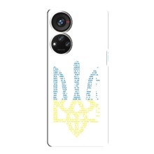 Чехлы для ZTE Blade V40s  Укр. Символика (AlphaPrint) (Герб из букв)