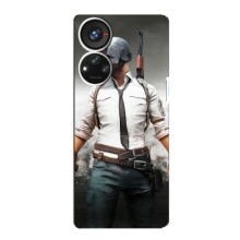 Чохол з картинкою "Герой Pubg" на ZTE Blade V40s (Пабг)