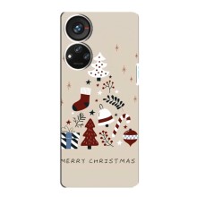 Чехол Санта Клаус для ZTE Blade V40s – Merry Christmas