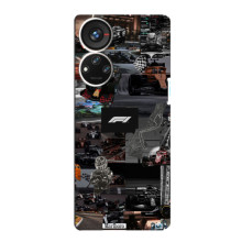 Чехол Формула1 на ZTE Blade V40s – Коллаж Ф1