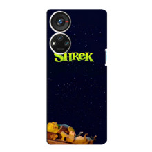 Чехол с мультфильмом Шрек на ZTE Blade V40s – Шрек лого