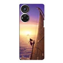 Чехол с мультфильмом Моана ZTE Blade V40s – Моана в море