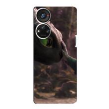 Чехол как приручить дракона на ZTE Blade V40s – Сцена з драконом