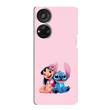 Чехол с принтом Стич на ZTE Blade V40s – Лило и Стич
