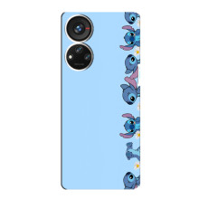 Чехол с принтом Стич на ZTE Blade V40s – Стич фон