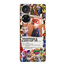 Чехол Зоотрополіс на ZTE Blade V40s – Коллаж Зоо
