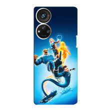 Чохол з принтом Фантастична четвірка для ZTE Blade V40s – Фантастична 4-ка
