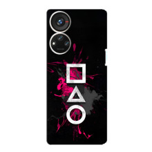 Чехол Гра в кальмара для ZTE Blade V40s – Ранги