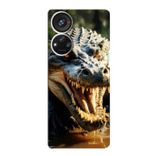 Чохол з картинкою 'Хижаки' для ZTE Blade V40s – Крокодил