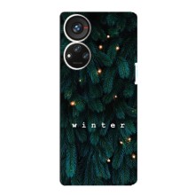 Новогодние, Праздничные Чехлы для ZTE Blade V40s - 2024 год (Winter)