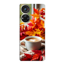 Чохол з унікальним дизайном 'Осінь з кавою' для ZTE Blade V40s