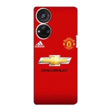 Силиконовые Чехлы принт Футбол на ZTE Blade V40s (Man United)