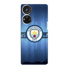 Силиконовые Чехлы принт Футбол на ZTE Blade V40s (ManCity)