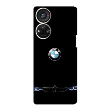 Силиконовый бампер с картинкой машины на ZTE Blade V40s (Черный BMW)