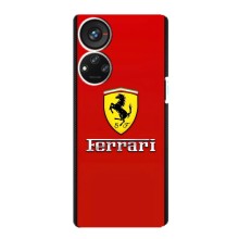 Силіконовий бампер з картинкою машини на ZTE Blade V40s (Ferrari Logo)