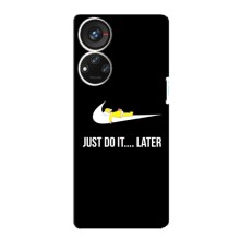 Силиконовый Чехол на ZTE Blade V40s с картинкой Nike – Later