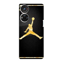 Силиконовый Чехол Nike Air Jordan на ЗТЕ Блейд В40с (Джордан 23)