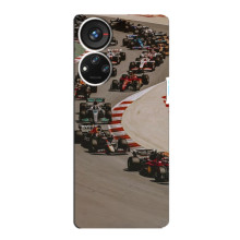 Чехол с прнтом Формула 1 на ZTE Blade V40s – Боліди на трасі