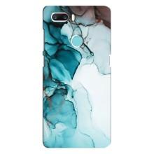 Чохол для ЗТЕ З18 Міні - з принтом (Дизайнерські) (AlphaPrint) (Бірюзовий мрамор)