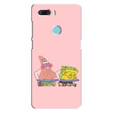 Чехол Губка Боб для ЗТЕ З18 Мини – За партой