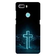 Чехол для ZTE Z18 Mini (AlphaPrint) - (Христианские) (Крест и город)