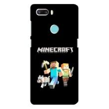 Чехол Майнкрафт на ZTE Z18 Mini (AlphaPrint) Minecraft (герои Minecraft)