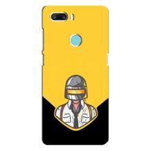 Чехол PUBG для ЗТЕ З18 Мини (AlphaPrint) (Пабг в шлеме)