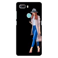 Чехол с картинкой Модные Девчонки ZTE Z18 Mini – Девушка со смартфоном