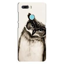 Чехол с птицами на ZTE Z18 Mini (VPrint) (Сова)