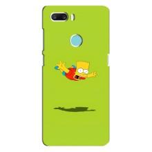 Чехол с Симпсонами для ZTE Z18 Mini (VPrint) (Барт Симпсон)