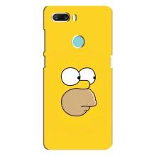 Чехол с Симпсонами для ZTE Z18 Mini (VPrint) (Гомер)