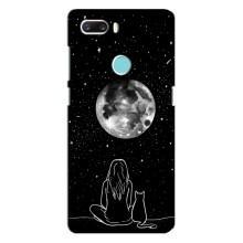 Чохол з малюнком кіт на ZTE Z18 Mini – Дівчина з котом