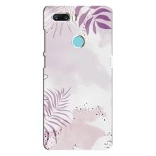 Чохол з квітковим принтом на ЗТЕ З18 Міні – Фіолетове листя