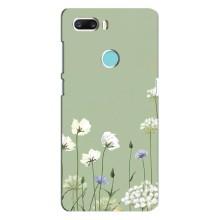 Чохол з квітковим принтом на ЗТЕ З18 Міні – Квіти на зеленому