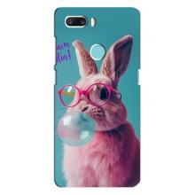 Чохол з принтом стильні тварини для ЗТЕ З18 Міні – Кролик в окулярах