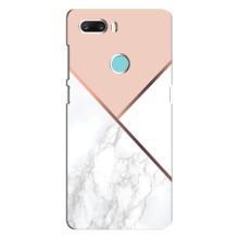 Мраморный чехол на ZTE Z18 Mini (VPrint) (Тройной мрамор)